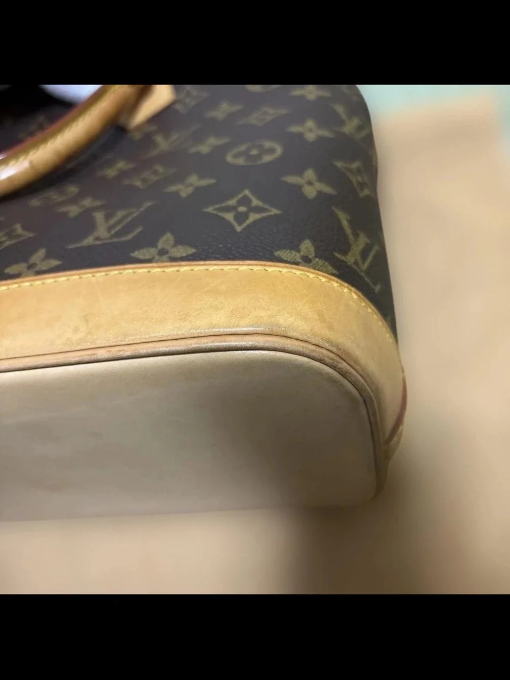 Louis Vuitton Brown Monogram Alma PM Handbag